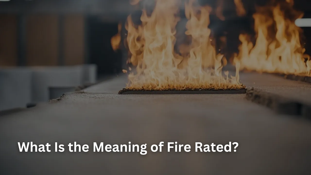 What Is the Meaning of Fire Rated