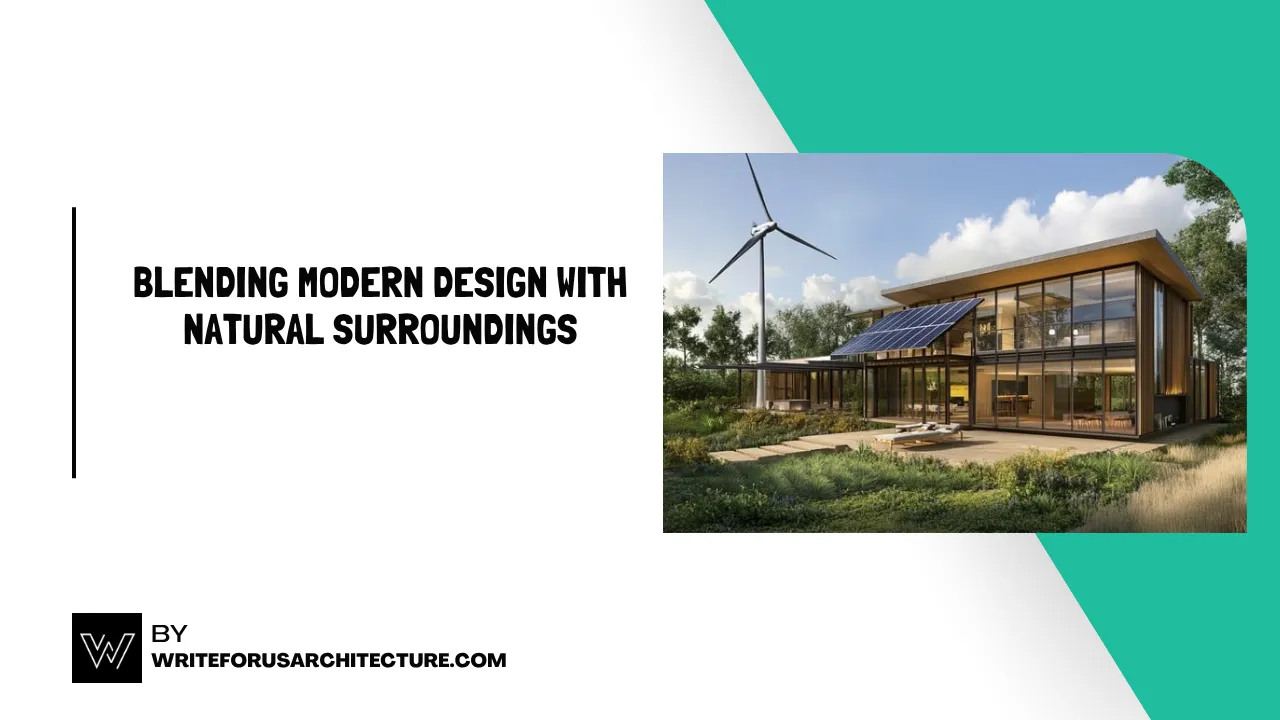 Blending Modern Design with Natural Surroundings