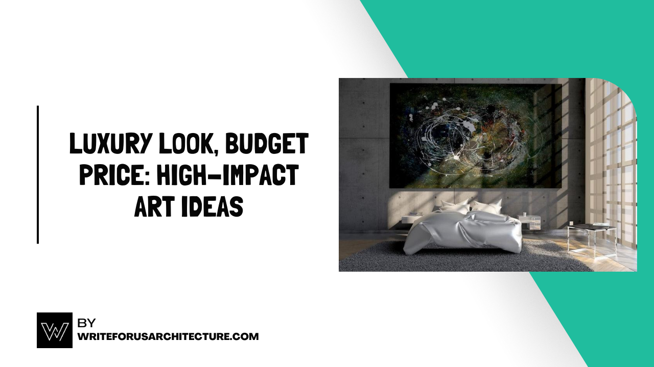 Luxury Look, Budget Price High-Impact Art Ideas