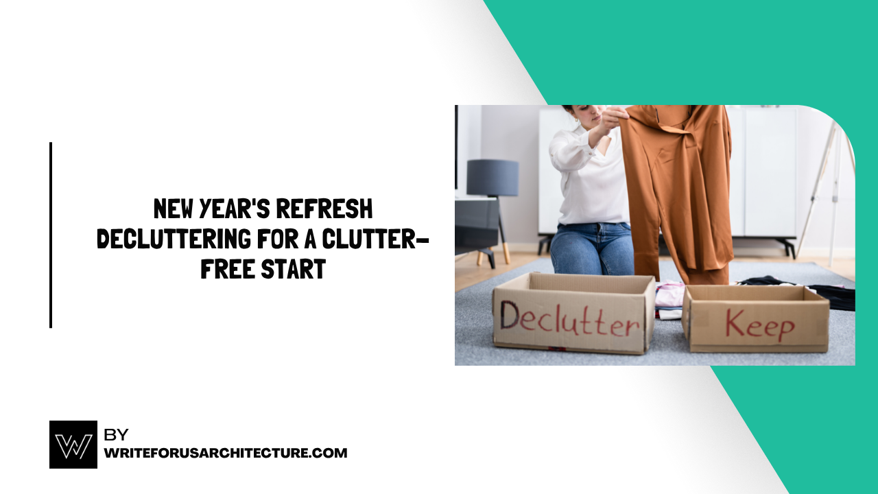 New Year's Refresh Decluttering for a Clutter-Free Start
