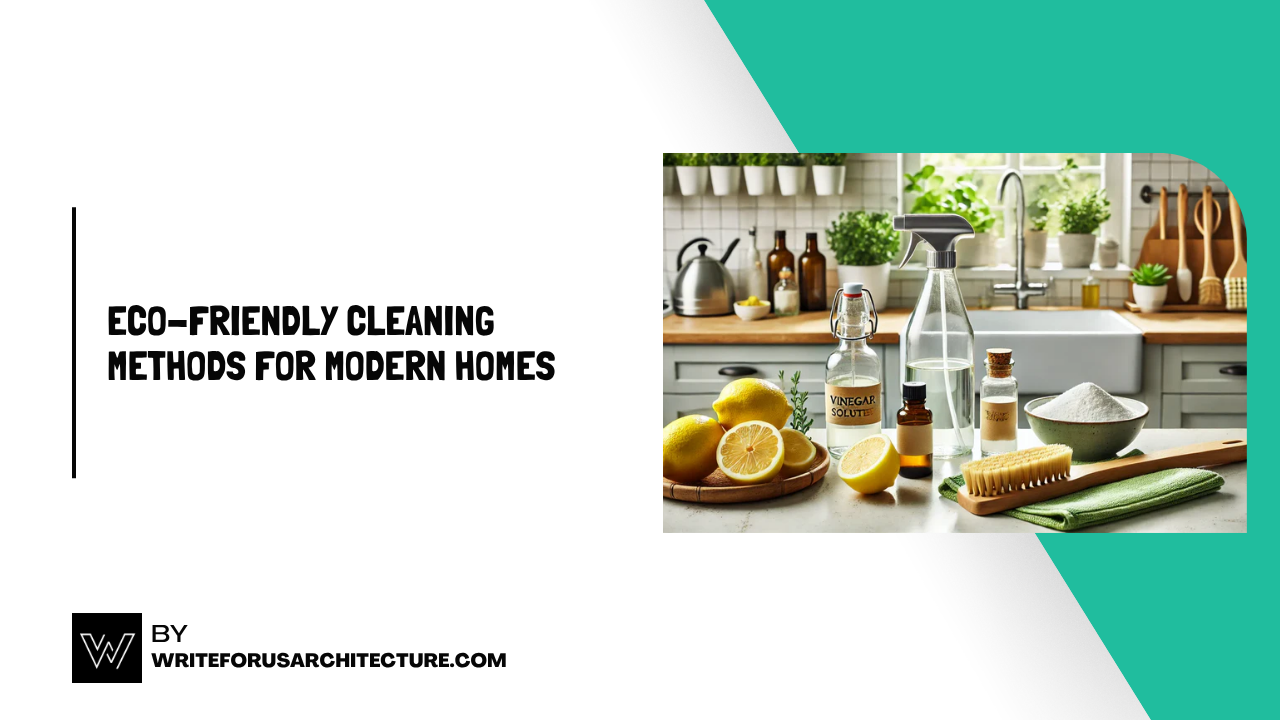 Eco-Friendly Cleaning Methods for Modern Homes