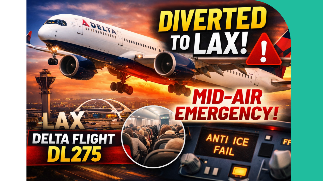 Delta Flight DL275 Diverted LAX