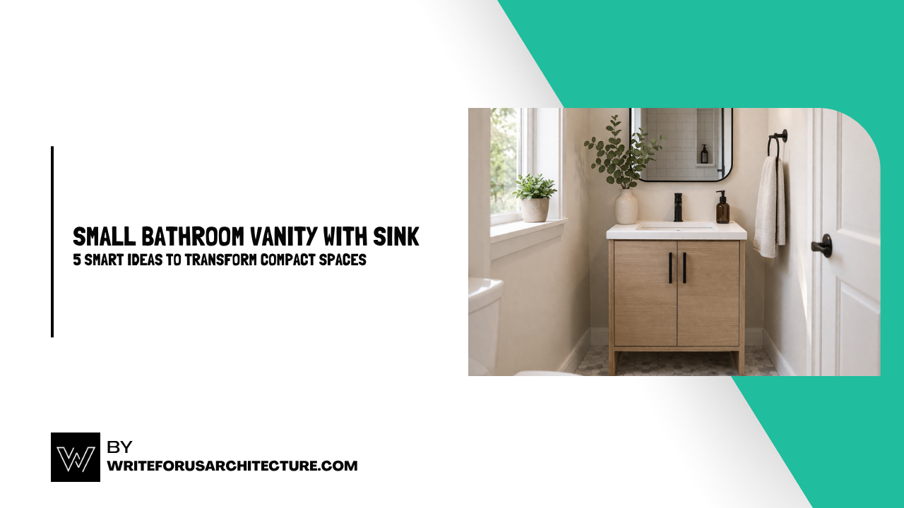 Small Bathroom Vanity with Sink